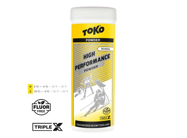 Toko High Performance Yellow Powder Toppingpulver for våte/fuktiige forhold 