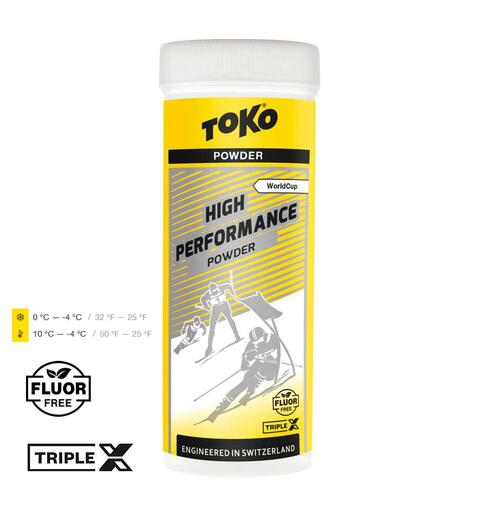 Toko High Performance Yellow Powder Toppingpulver for våte/fuktiige forhold