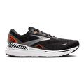 Brooks Adrenaline GTS23 Herre 43 Black/mandarin red/silver, stabile sko