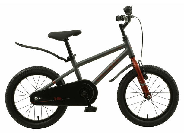 Caliber Barnesykkel 16" Orange/Grey 