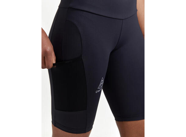 Craft PRO Trail Short Tights W Kort løpetights, sort