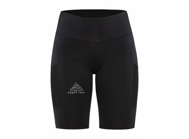 Craft PRO Trail Short Tights W Kort løpetights, sort