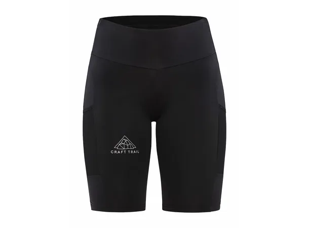 Craft PRO Trail Short Tights W Kort løpetights, sort 