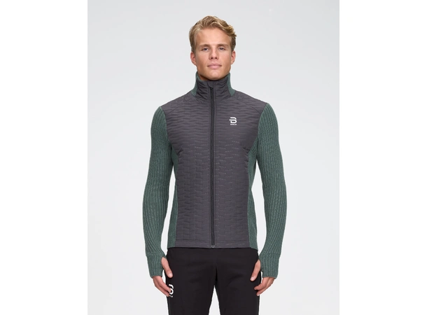 Dæhlie Full Zip Comfy Dark Forest Varm full-zip til herre, mørk grønn 