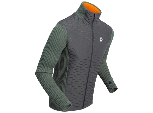 Dæhlie Full Zip Comfy Dark Forest Varm full-zip til herre, mørk grønn 