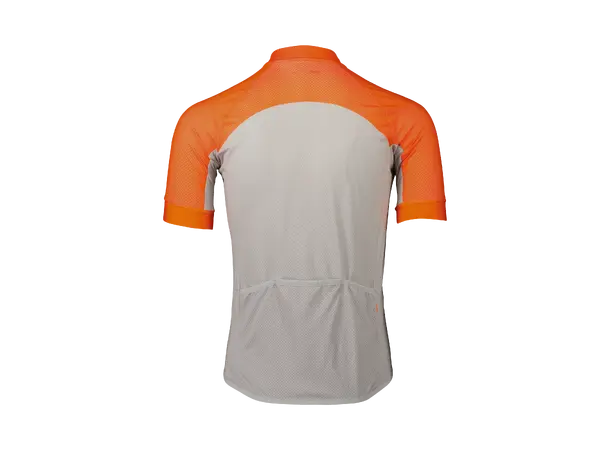 POC Essential Road Logo Jersey M Zink orange/ Granite grey 