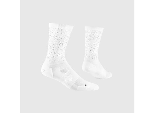 SAYSKY Combat Reflective High Socks Hvite sokker med refleksdetaljer