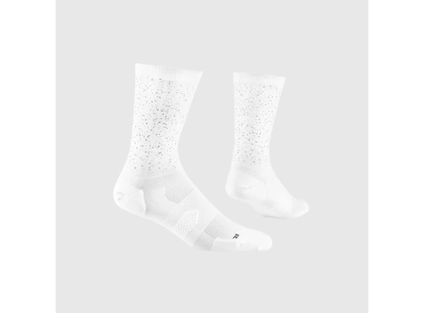 SAYSKY Combat Reflective High Socks Hvite sokker med refleksdetaljer 