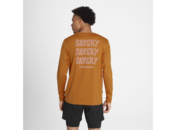 SAYSKY Reflective Logo Pace LS, M Langermet løpetrøye med reflekslogo 