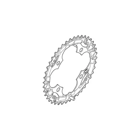 SHIMANO ACERA Krankdrev 42T for FC-M361 104mm, svart, 8-delt