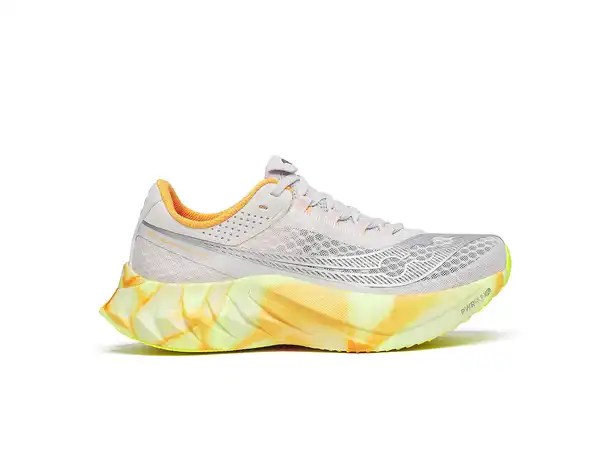 Saucony Endorphin Pro 4 Women Fog/peel, moderne konkurransesko 