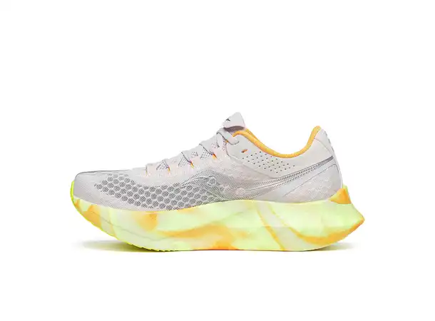 Saucony Endorphin Pro 4 Women Fog/peel, moderne konkurransesko 