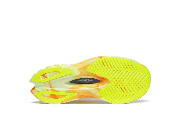 Saucony Endorphin Pro 4 Women Fog/peel, moderne konkurransesko 