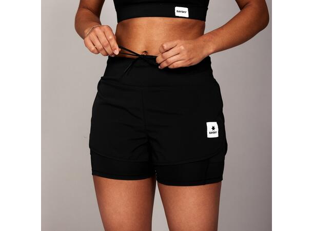 SaySky 2 in 1 Pace Shorts 3" Black