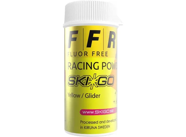 Skigo FFR Yellow Pulver | -+20/-1 Flourfritt racingprodukt 