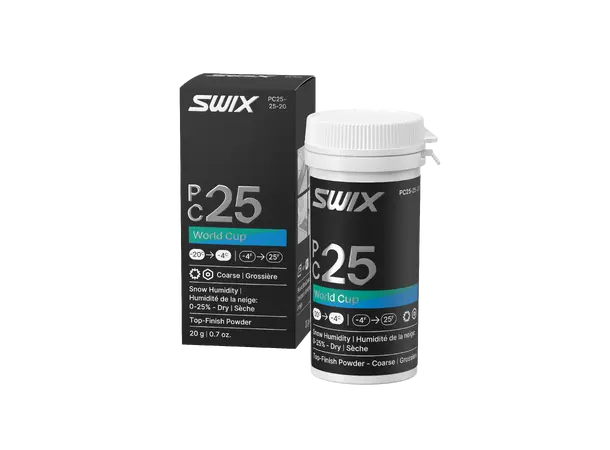Swix PC25 WC Powder Coarse Dry | -20/-4 Pudder i toppfinish for tørr, grov snø 