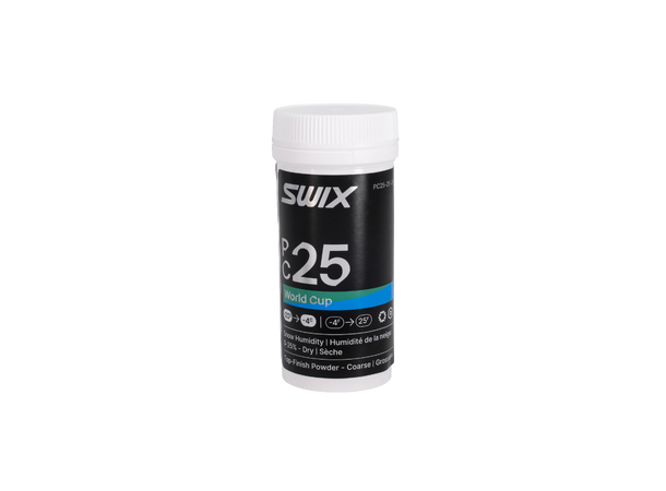 Swix PC25 WC Powder Coarse Dry | -20/-4 Pudder i toppfinish for tørr, grov snø 