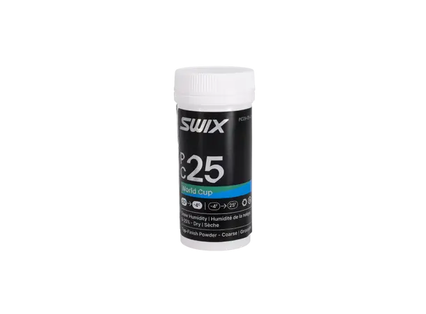 Swix PC25 WC Powder Coarse Dry | -20/-4 Pudder i toppfinish for tørr, grov snø 