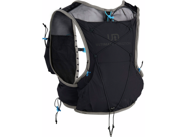 Ultimate Direction Race Vest Onyx L Drikkevest 6L, inkl. 2 soft flask 0,5L