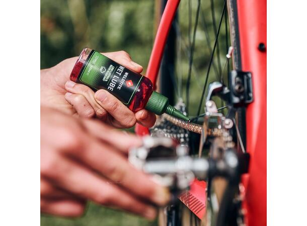 Weldtite Wet Lube, 100 ml Sykkelolje for våte og sølet forhold 