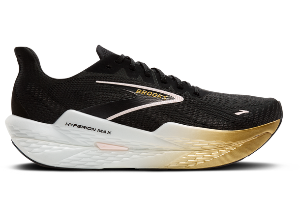 Brooks Hyperion Max 2 Men Black/gold/pink, responsiv supertrainer