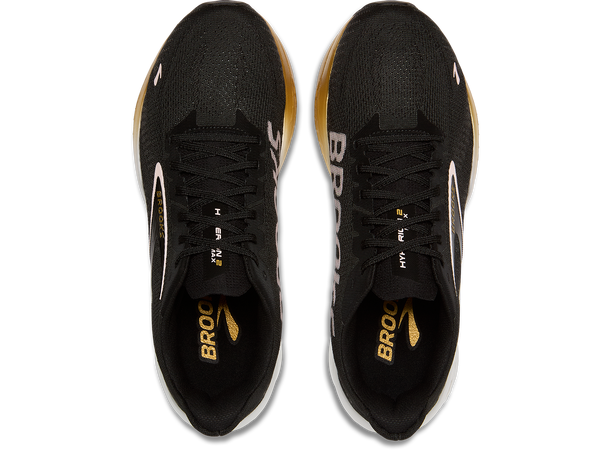Brooks Hyperion Max 2 Men Black/gold/pink, responsiv supertrainer