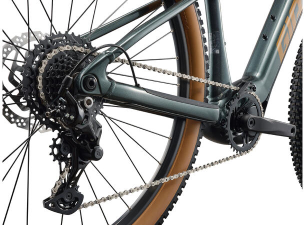 Giant Talon E+ L Asphalt Green SyncDrive Sport2, 75 Nm, 430Wh, elsykkel 