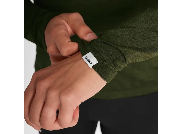 SAYSKY W Pace 1/2 zip LS Pustende og hurtigtørkende long sleeve 