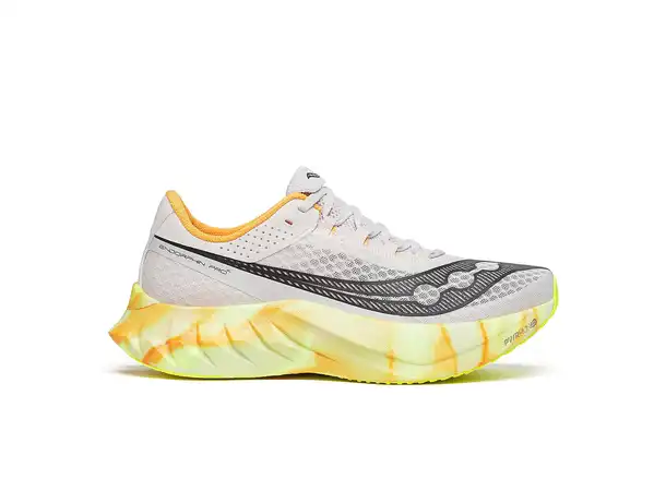 Saucony Endorphin Pro 4 Men Fog/peel, moderne konkurransesko 