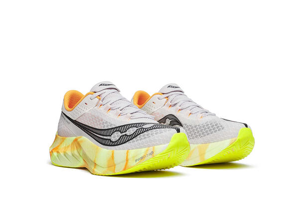 Saucony Endorphin Pro 4 Men Fog/peel, moderne konkurransesko 