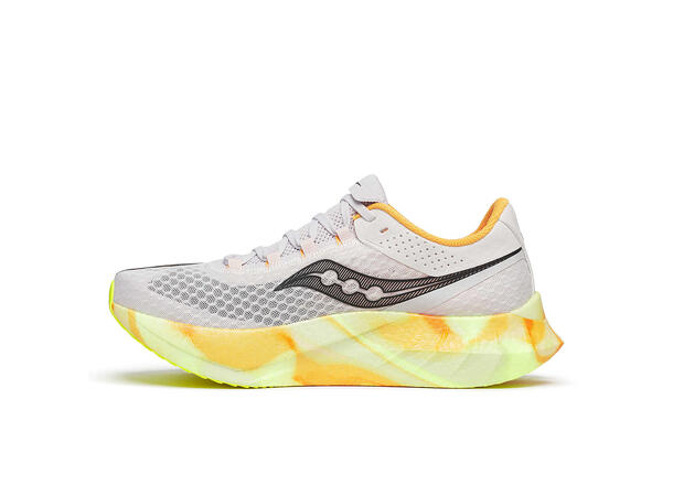 Saucony Endorphin Pro 4 Men Fog/peel, moderne konkurransesko 