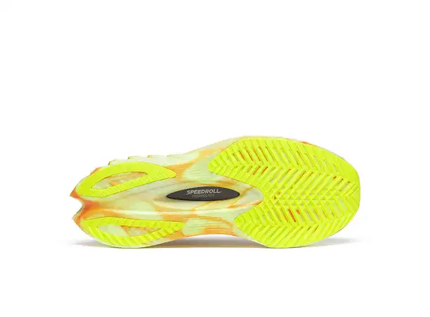 Saucony Endorphin Pro 4 Men Fog/peel, moderne konkurransesko 