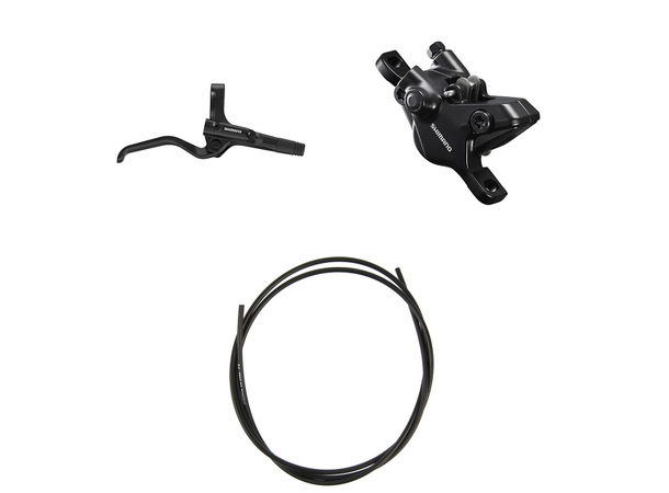 Shimano Bremsesett MT410 Foran/venstre Komplett hendel, kalipper og slange