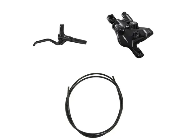 Shimano Bremsesett MT410 Foran/venstre Komplett hendel, kalipper og slange 