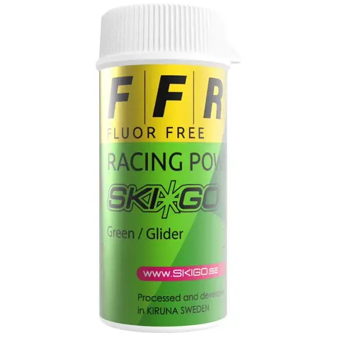 Skigo FFR Green Pulver | -7/-20 Racingprodukt for kald fin og ny snø