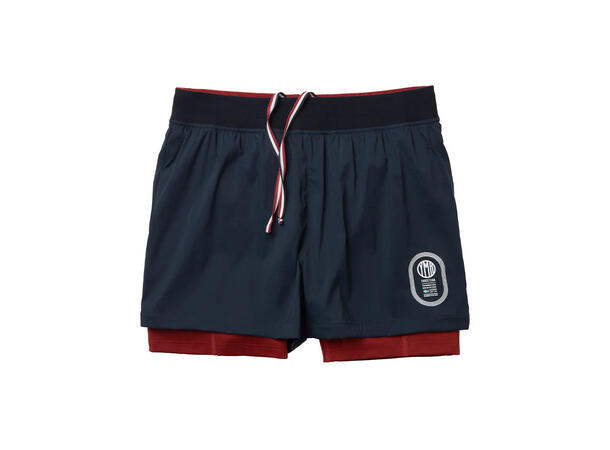 YMR Track Club Stadion Mens 2in1 Shorts Lett og fleksibel 2 i 1 shorts