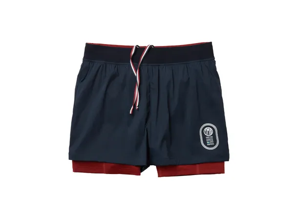 YMR Track Club Stadion Mens 2in1 Shorts Lett og fleksibel 2 i 1 shorts 