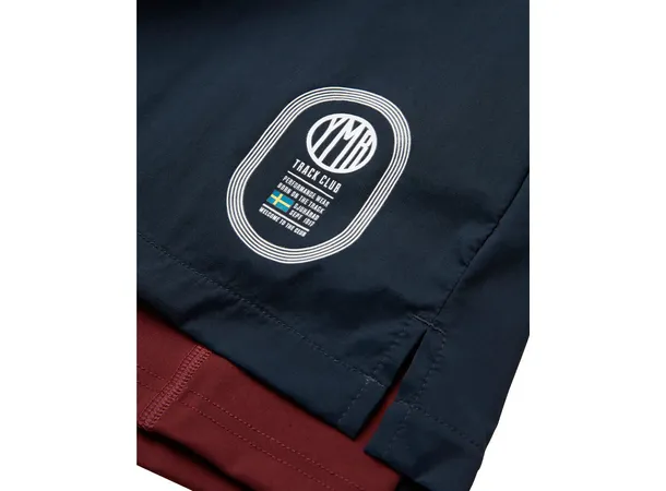 YMR Track Club Stadion Mens 2in1 Shorts Lett og fleksibel 2 i 1 shorts 
