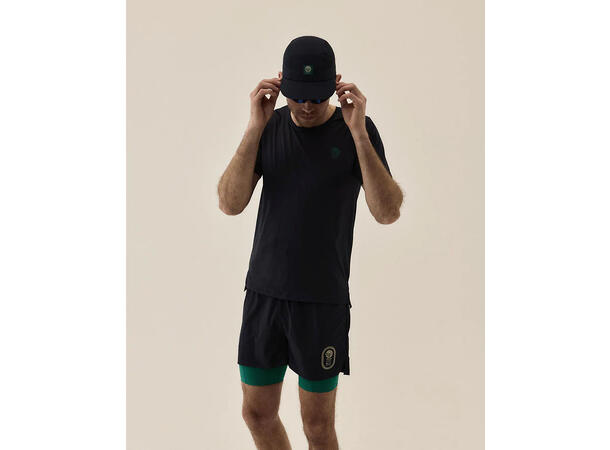 YMR Track Club Stadion Mens 2in1 Shorts Lett og fleksibel 2 i 1 shorts