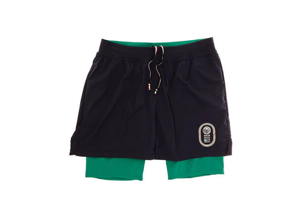 YMR Track Club Stadion Mens 2in1 Shorts Lett og fleksibel 2 i 1 shorts