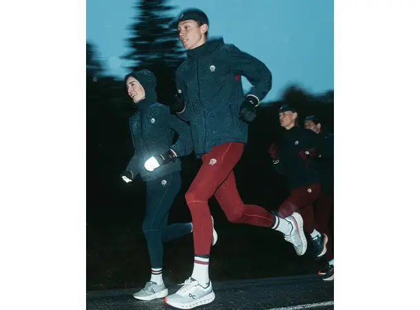 YMR Track Club Änggården Windbreaker Vind og vandavvisende løpejakke for menn 
