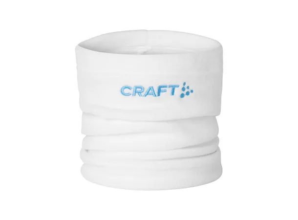 Craft Fleecehals Hvit Varm fleecehals 