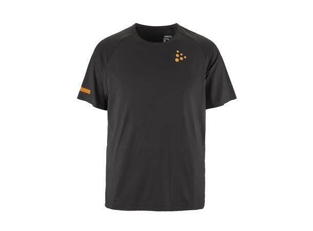 Craft PRO Hypervent Tee 2 M Slate Lett og ventilerende løpe-t-skjorte