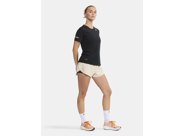 Craft PRO Hypervent Tee 2 Wmn Black Lett løpe-t-skjorte til dame