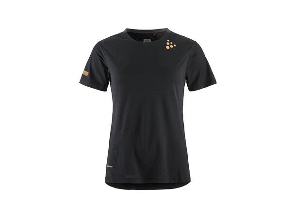 Craft PRO Hypervent Tee 2 Wmn Black Lett løpe-t-skjorte til dame
