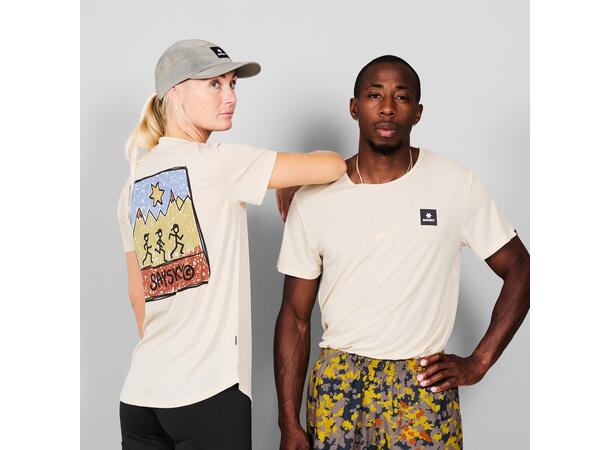 SAYSKY Logo Flow T-skjorte Lett, teknisk løpetskjorte