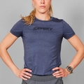 SAYSKY W Logo Pace T-shirt, L Komfortabel løpe t-skjorte for kvinner