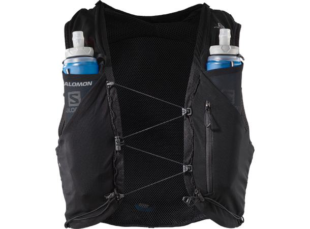 Salomon ADV Skin 5 Løpevest Sort Black/ebony, inkludert 2 500ml flasker