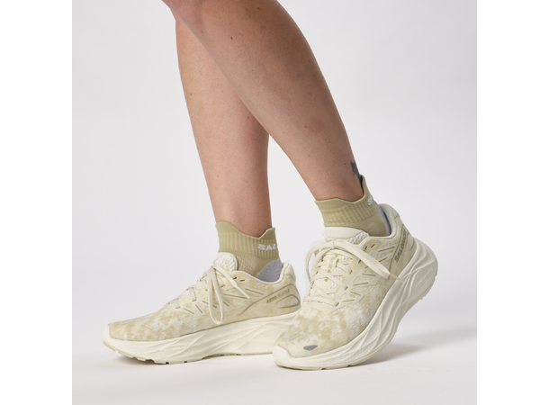 Salomon Aero Glide 2 W Løpesko Vanilla/White, maksdempet løpesko 