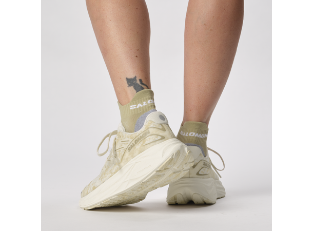 Salomon Aero Glide 2 W Løpesko Vanilla/White, maksdempet løpesko 